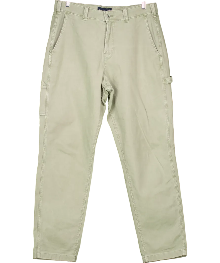 Abercrombie & Fitch Green Loose Fit Jeans W33