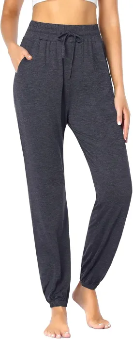 ASIMOON Womens Sweatpants Yoga Joggers Pants Casual Lightweight Exercise Running Athletic Lounge Pants with Pockets