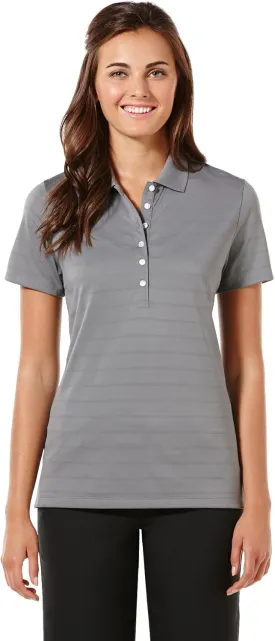 Callaway Women's Golf Short Sleeve Pique Open Mesh Polo Shirt