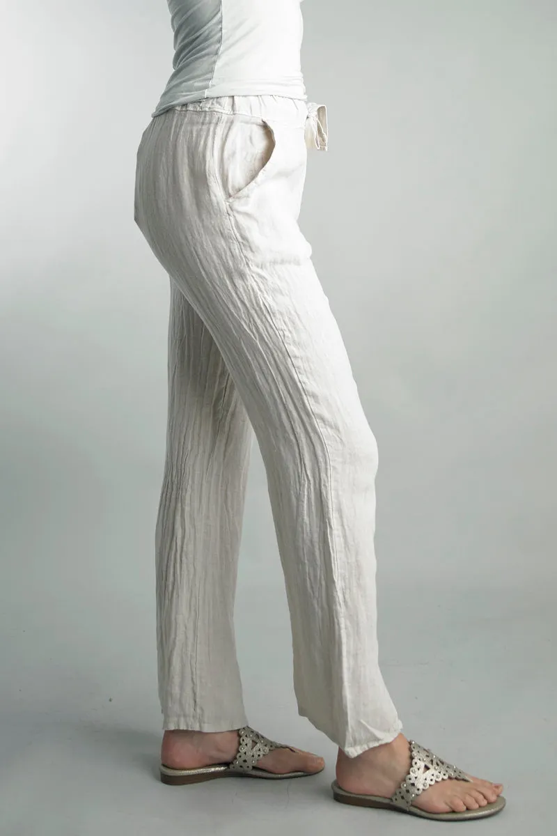 Drawstring Linen Pants
