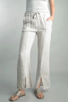 Drawstring Linen Pants