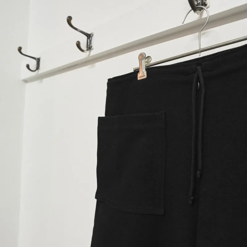 drawstring waist 3D pocket shorts