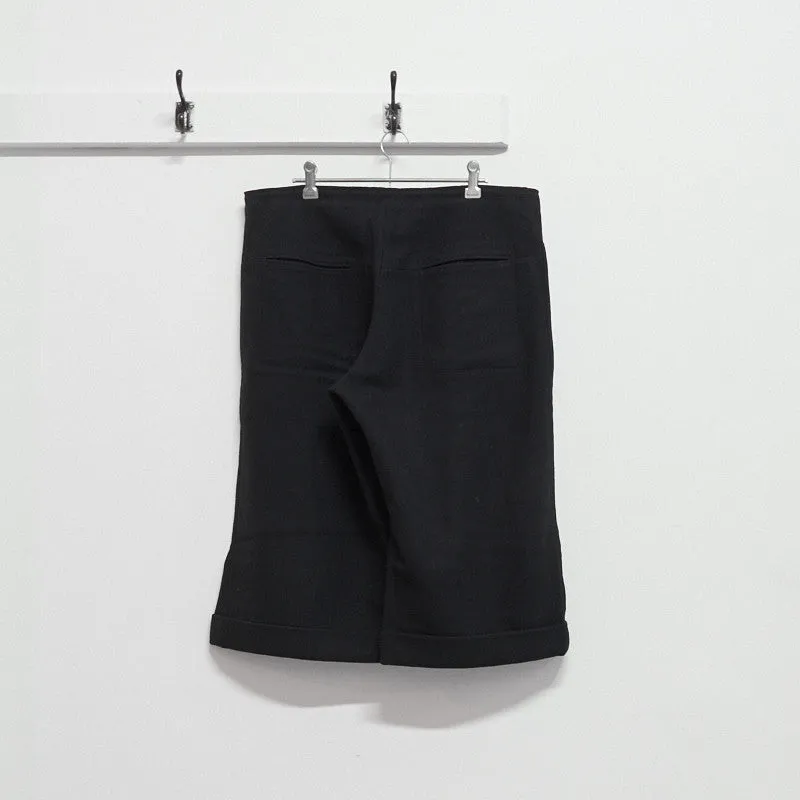 drawstring waist 3D pocket shorts
