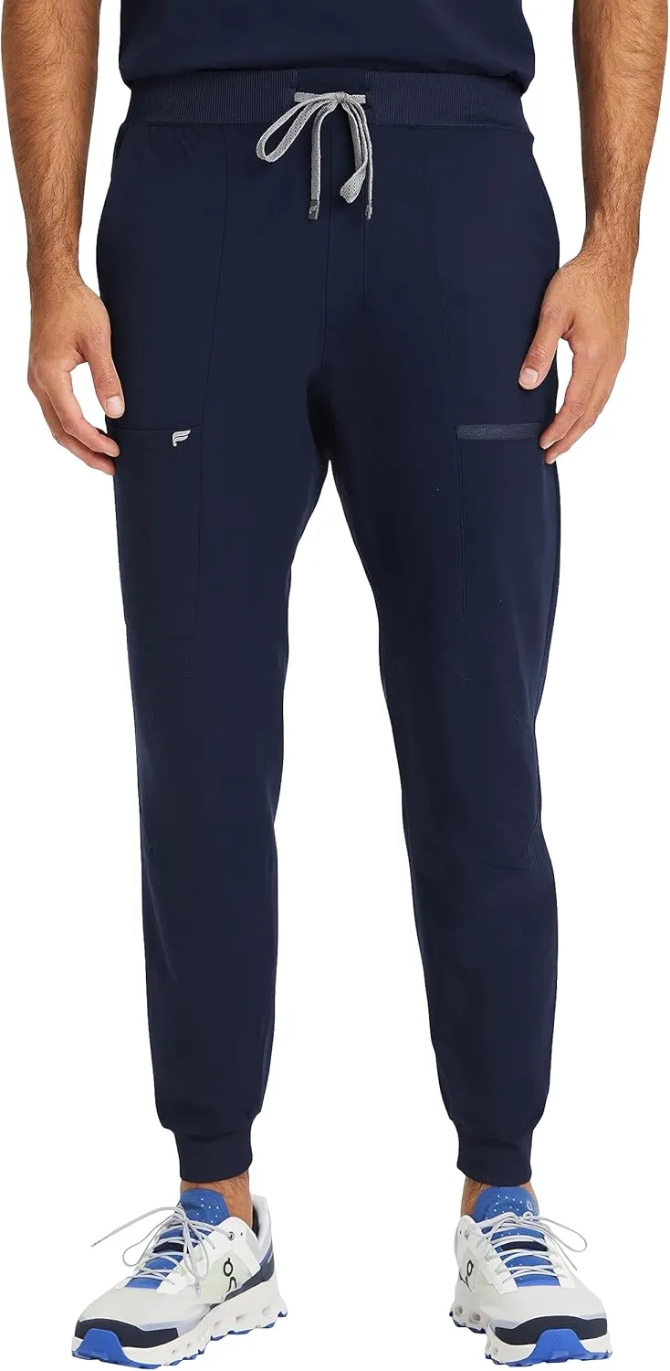 Fabletics Men's All-Shift 5-Pocket Scrub Jogger - MotionTech, 4-Way Stretch, Pocket-Packed, Lightweight, Semi-Slim Fit