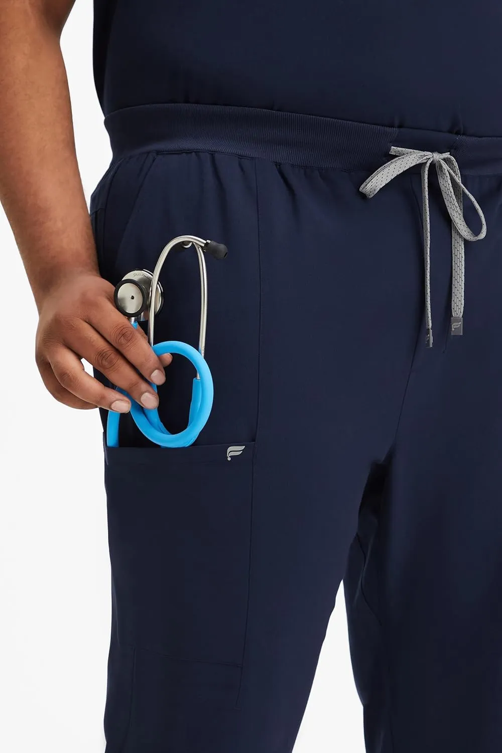 Fabletics Men's All-Shift 5-Pocket Scrub Jogger - MotionTech, 4-Way Stretch, Pocket-Packed, Lightweight, Semi-Slim Fit