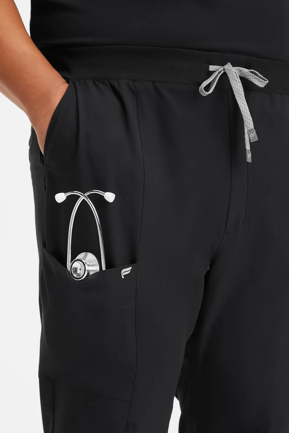 Fabletics Men's All-Shift 5-Pocket Scrub Jogger - MotionTech, 4-Way Stretch, Pocket-Packed, Lightweight, Semi-Slim Fit