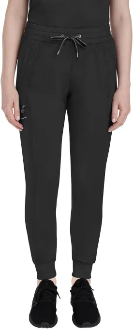 Healing Hands Women's Jogger Scrub Pant 7 Pockets Elastic Drawstring, with Moisture Wicking & 2-Way Stretch Technology - 9244