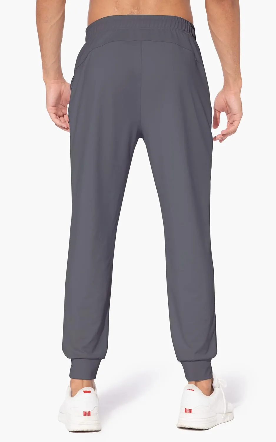 M MAROAUT Men's Joggers Pants - Lightweight Sweatpants with Zipper Pockets, Gym Workout Pants for Athletic Running Casual