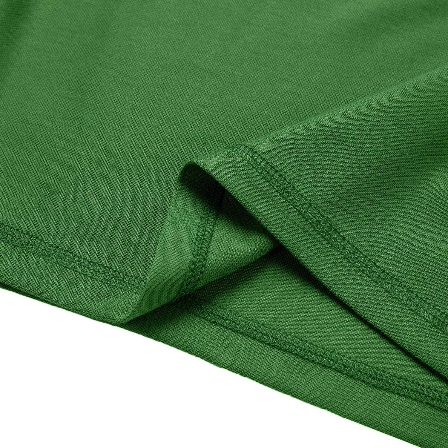 Men's Short Sleeve Polo Shirt Moisture Wicking Performance Dry Fit Golf Polo with Pocket
