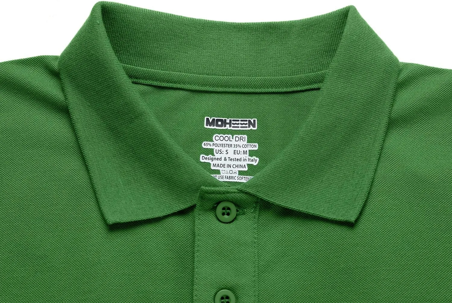 Men's Short Sleeve Polo Shirt Moisture Wicking Performance Dry Fit Golf Polo with Pocket
