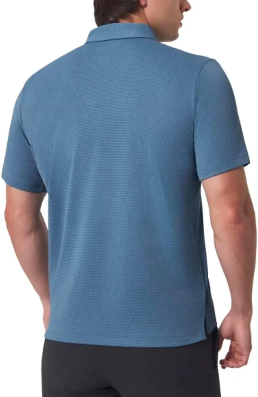 Men's Stretch Moisture Wicking Short Sleeve Polo Shirt