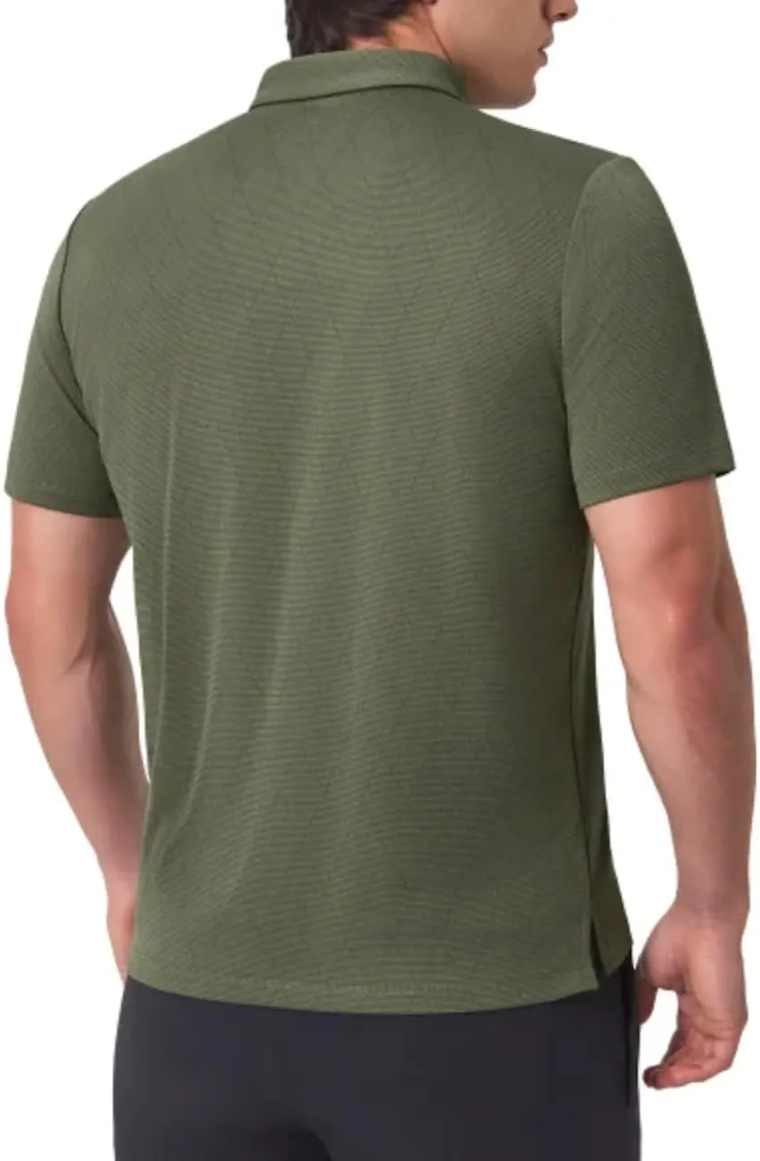 Men's Stretch Moisture Wicking Short Sleeve Polo Shirt