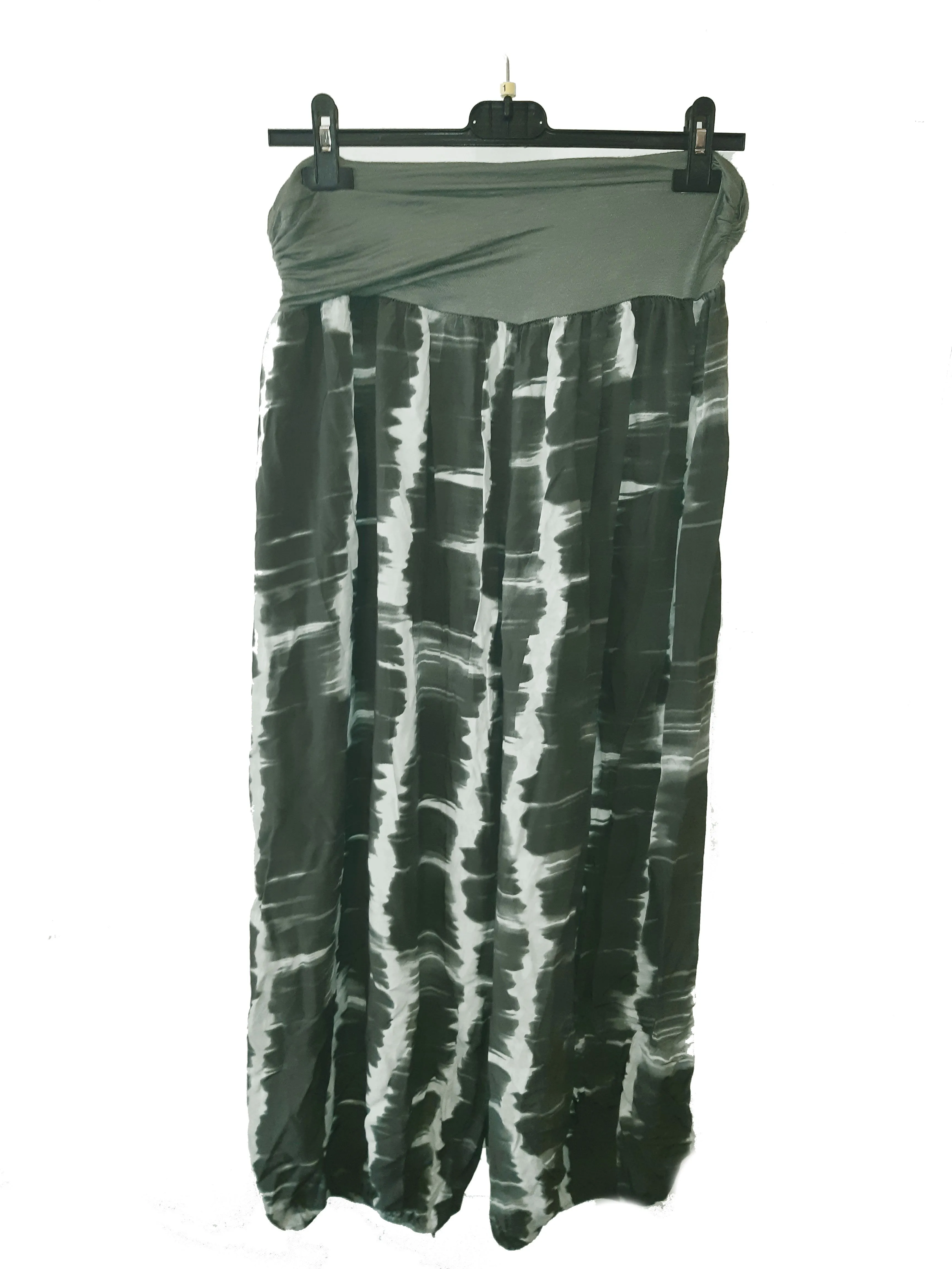 MUMBAI Harem Pants Patterned Viscose Trousers