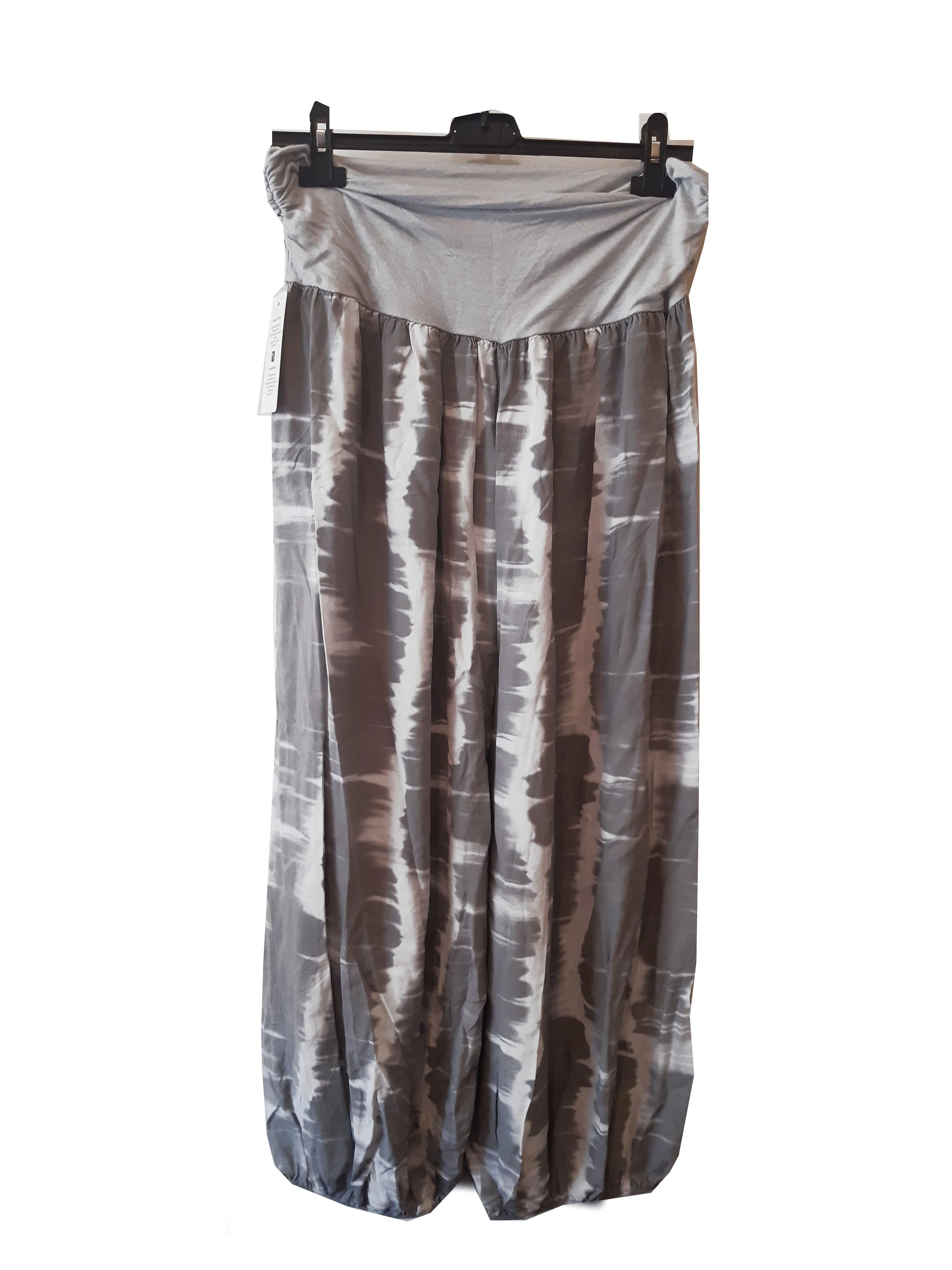 MUMBAI Harem Pants Patterned Viscose Trousers