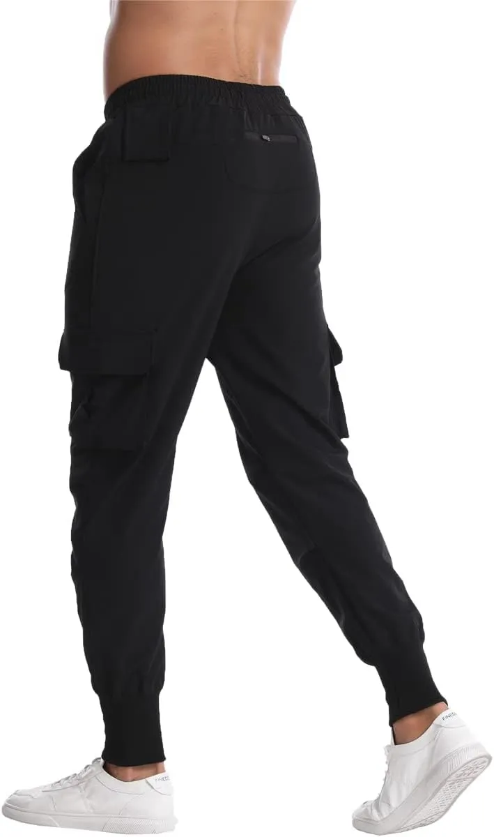 Muscle Killer Mens Running Jogger Pants Workout Athletic Sweatpants Lightweight Quick Dry Tapered Hiking Pants Sports Pants