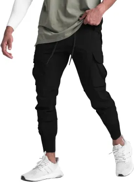 Muscle Killer Mens Running Jogger Pants Workout Athletic Sweatpants Lightweight Quick Dry Tapered Hiking Pants Sports Pants