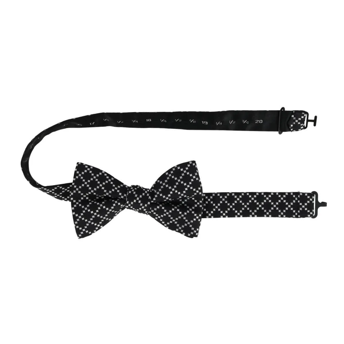 Rowan Geometric Pattern Silk Bow Tie