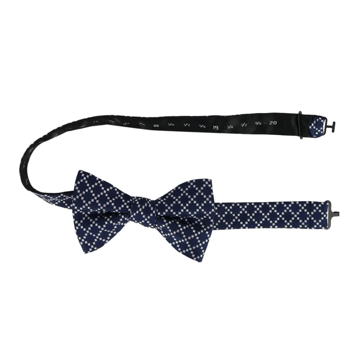 Rowan Geometric Pattern Silk Bow Tie