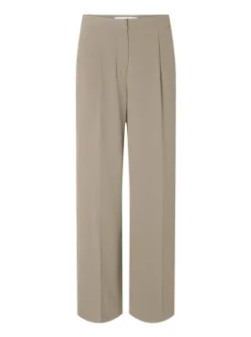 SLFTINNI MW WIDE PANT | GREIGE