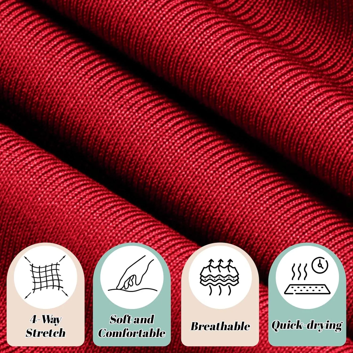 Women's Scrub Pants, Lightweight Soft Stretch Yoga Jogger with Elastic Drawstring Waistband, Mid-Rise Slim Fit Cargo Pants